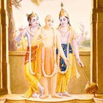 Sri Chaitanya Mahaprabhu, Sri Krishna, Sri Rama